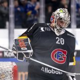 Reto Berra jouera à Kloten dès la saison 2026/27 KEYSTONE/ANTHONY ANEX